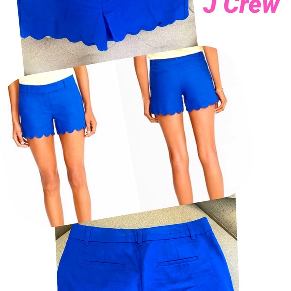 J Crew scalloped hem shorts. Worn 3 times~like new - Picture 1 of 5